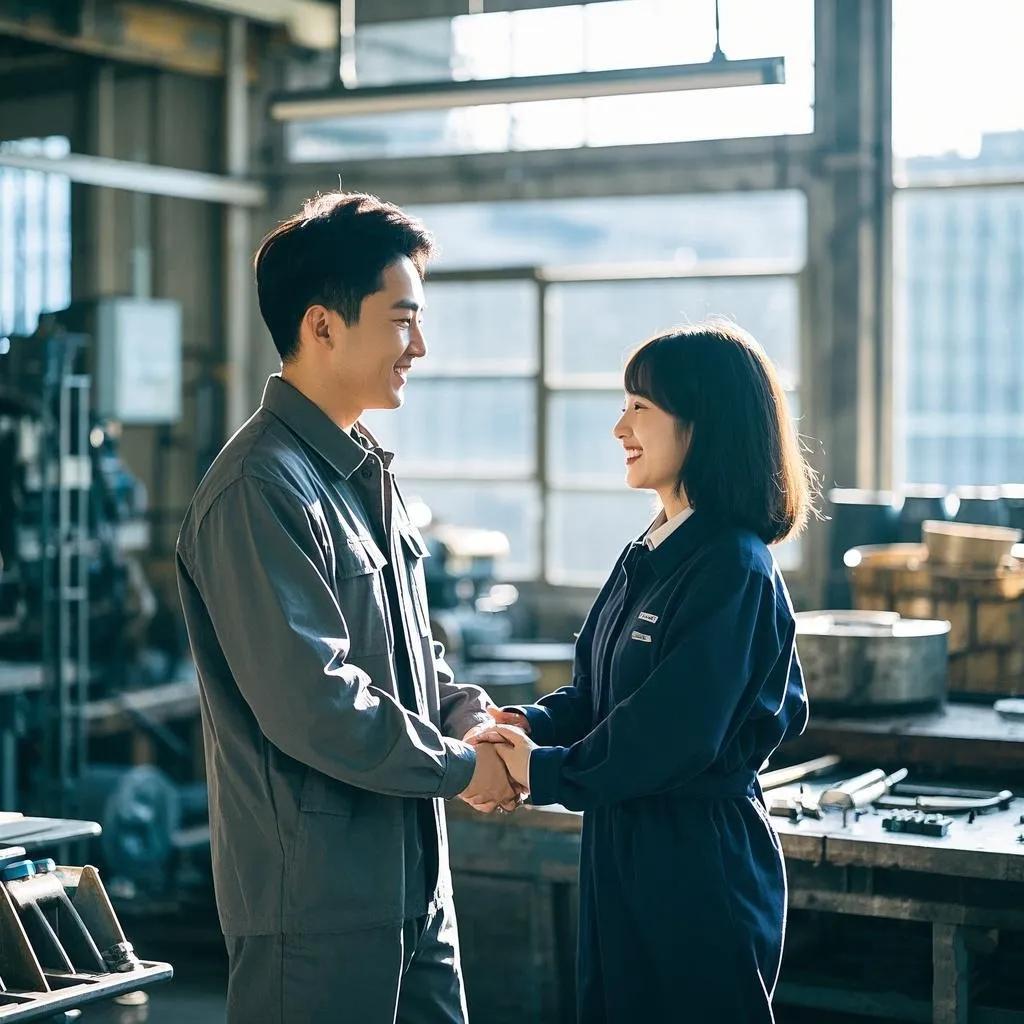 林悦与陈宇：工厂里的青春与成熟交织的动人