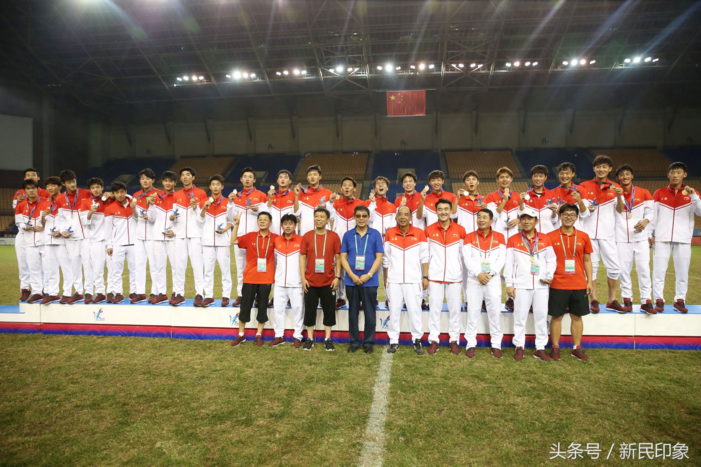 中国足球，有根才有宝，八年一轮回，上海男足全运会再夺金